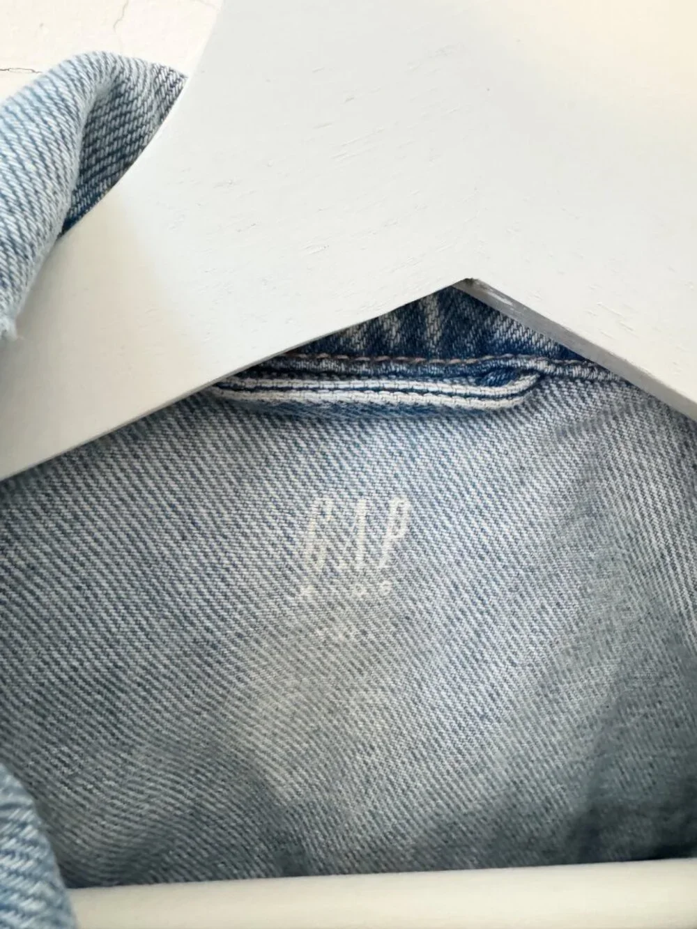 Gap Kids Icon Denim Jacket Size XXL Light Wash Jean Girl Western Classic Casual